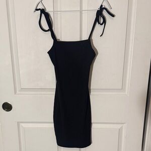 LA hearts Black Tie-Strap Dress